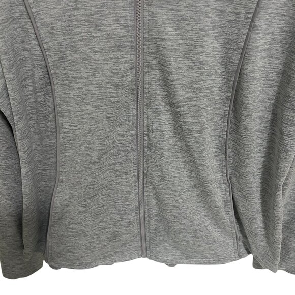 Xersion Hooded Full Zip Jacket Womens Size XXL Lightweight Gray - Picture 5 of 6